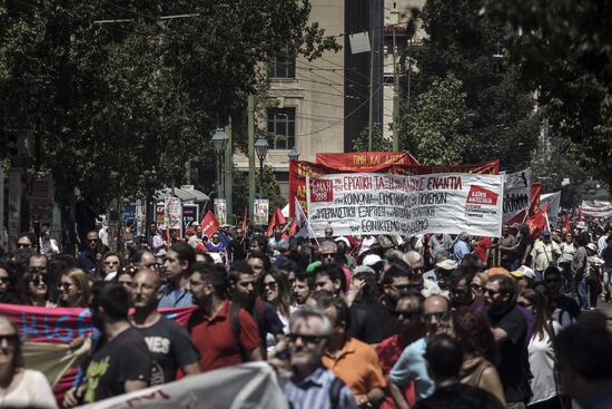 Labor Day rallies abroad