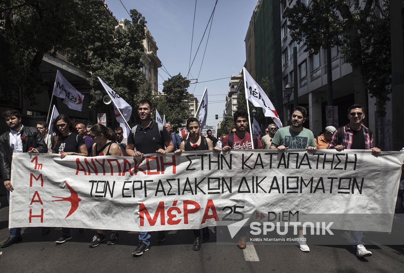 Labor Day rallies abroad