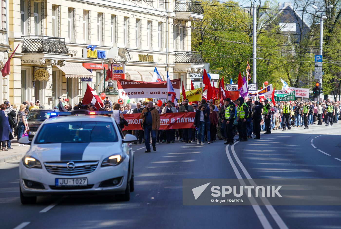 Labor Day rallies abroad