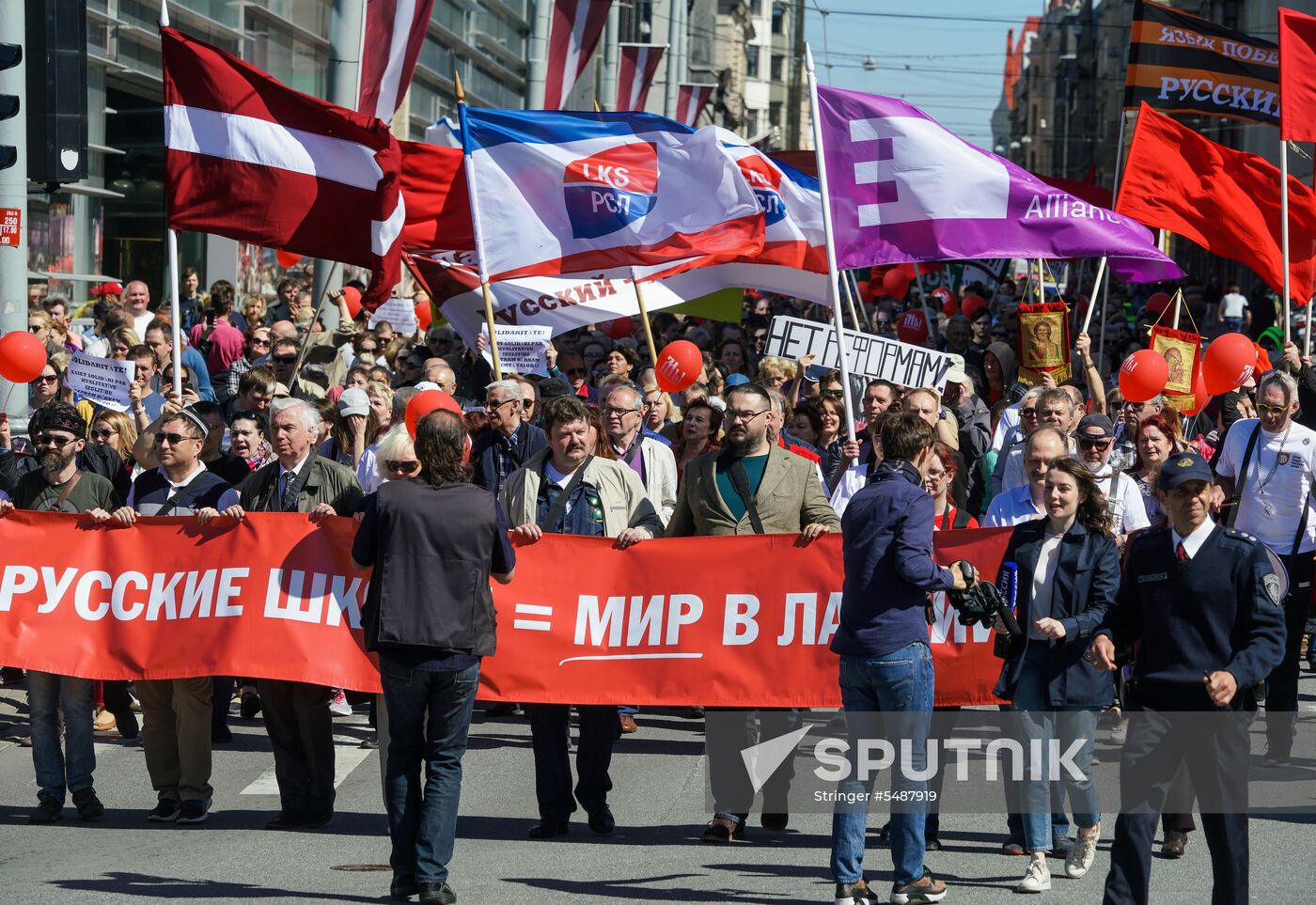 Labor Day rallies abroad