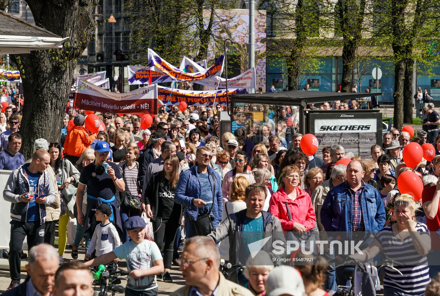 Labor Day rallies abroad