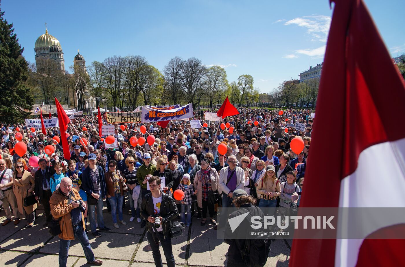 Labor Day rallies abroad