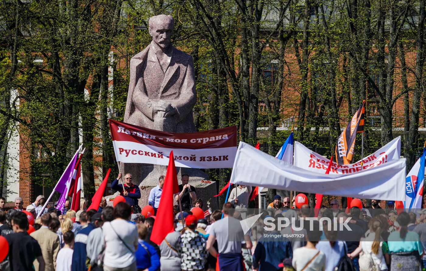 Labor Day rallies abroad