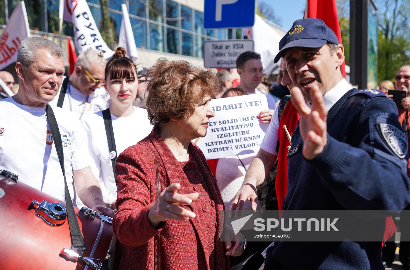Labor Day rallies abroad