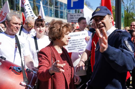 Labor Day rallies abroad