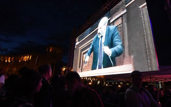 Opposition supporters' rally after Armenia Prime Minister's election