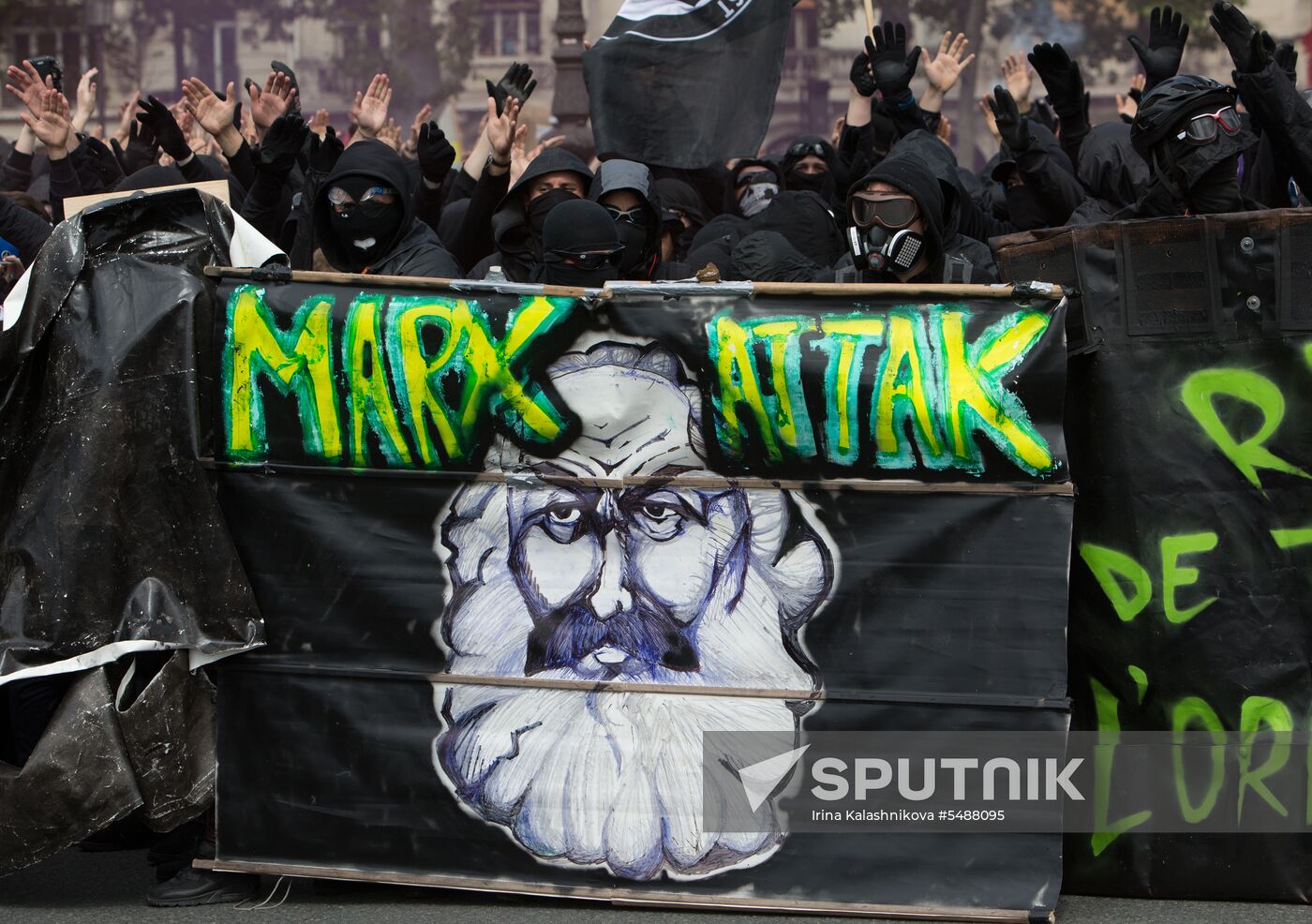 May Day rally brings unrest in Paris