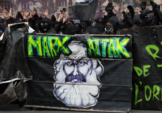 May Day rally brings unrest in Paris