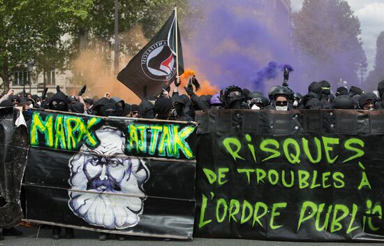 May Day rally brings unrest in Paris