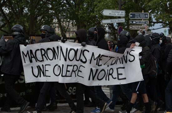 May Day rally brings unrest in Paris