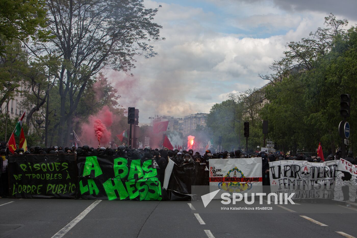 May Day rally brings unrest in Paris