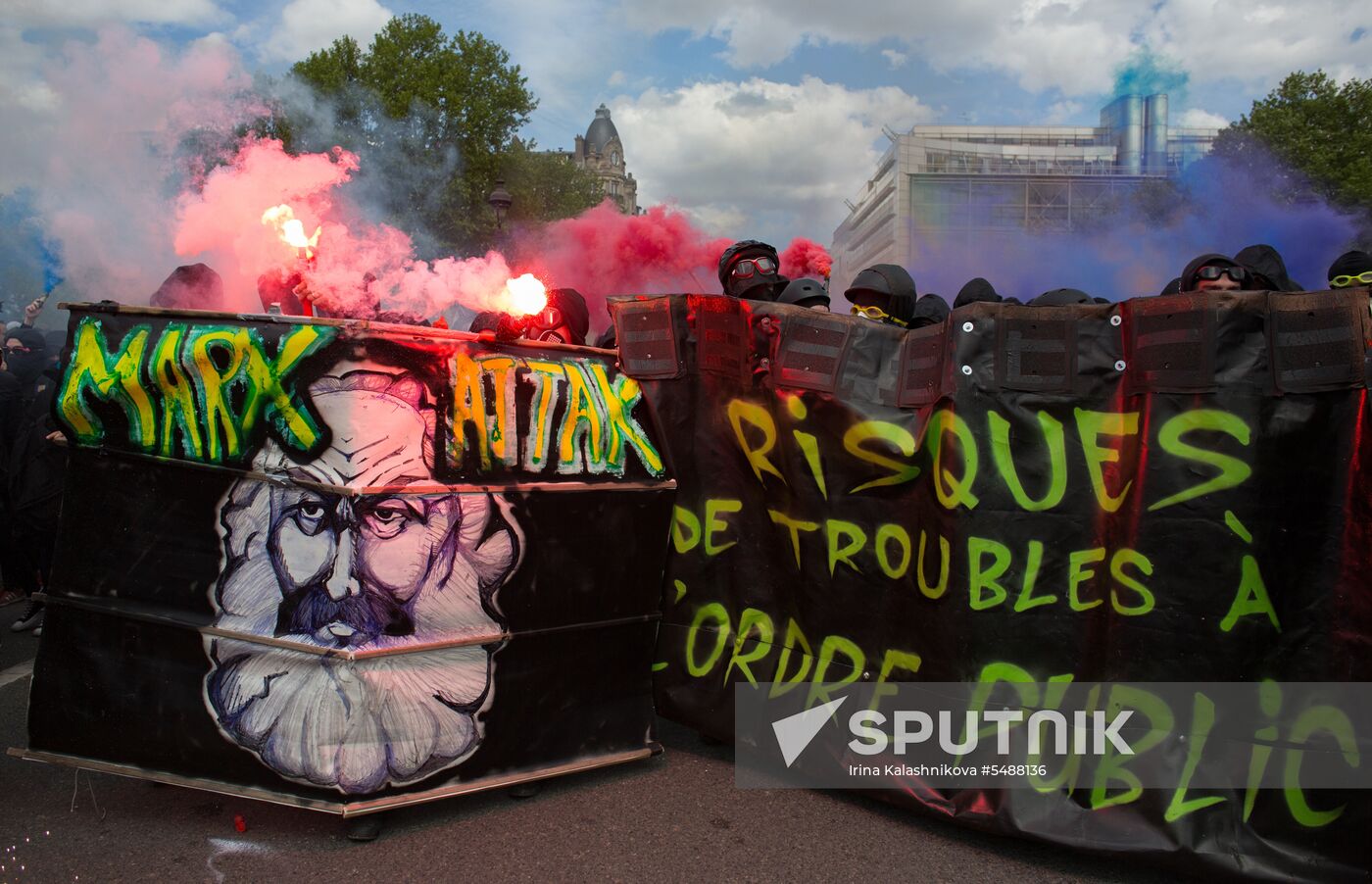 May Day rally brings unrest in Paris