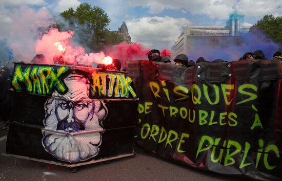 May Day rally brings unrest in Paris