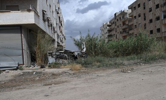 Developments on outskirts of Damascus