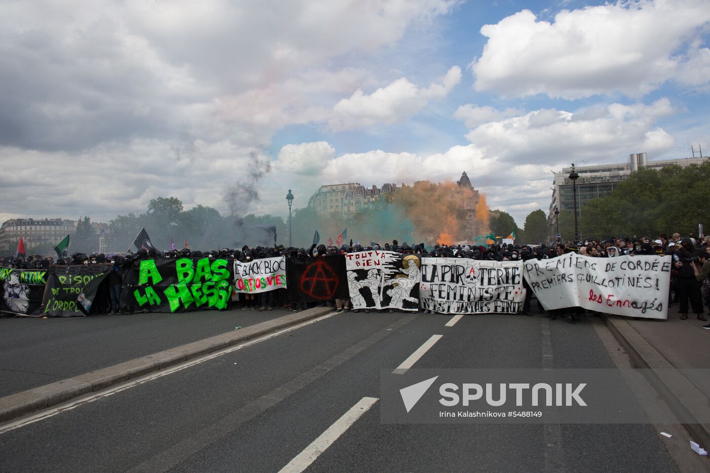 May Day rally brings unrest in Paris