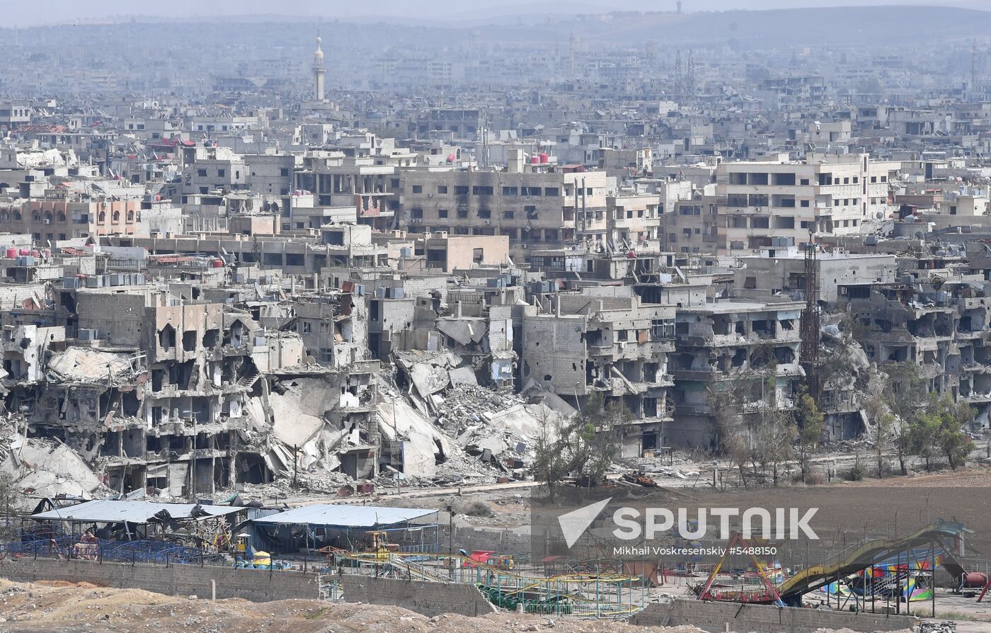 Developments on outskirts of Damascus