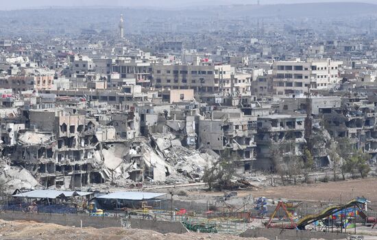 Developments on outskirts of Damascus