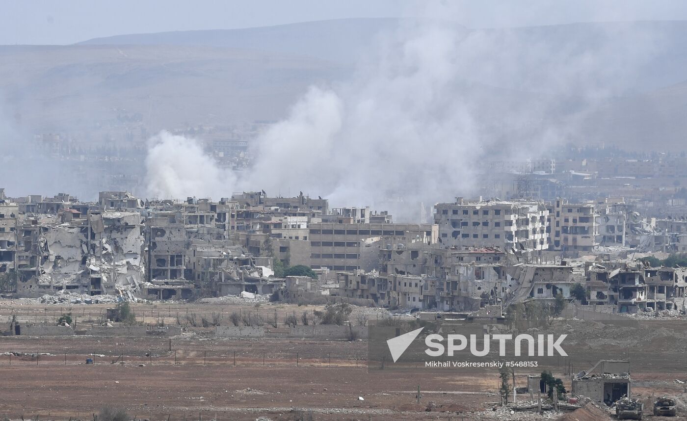 Developments on outskirts of Damascus