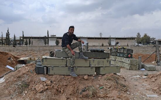 Developments on outskirts of Damascus