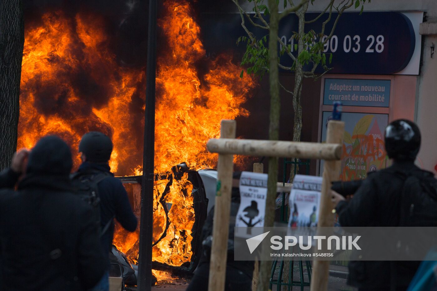 May Day rally brings unrest in Paris