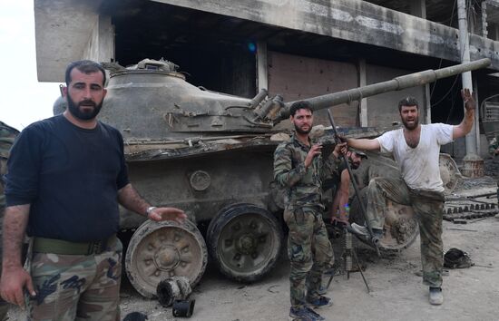 Developments on outskirts of Damascus