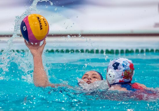 Water polo. FINA World League. Women. Russia vs. Hungary