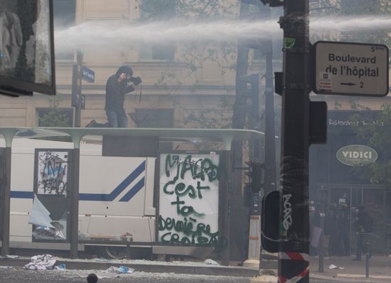 May Day rally brings unrest in Paris