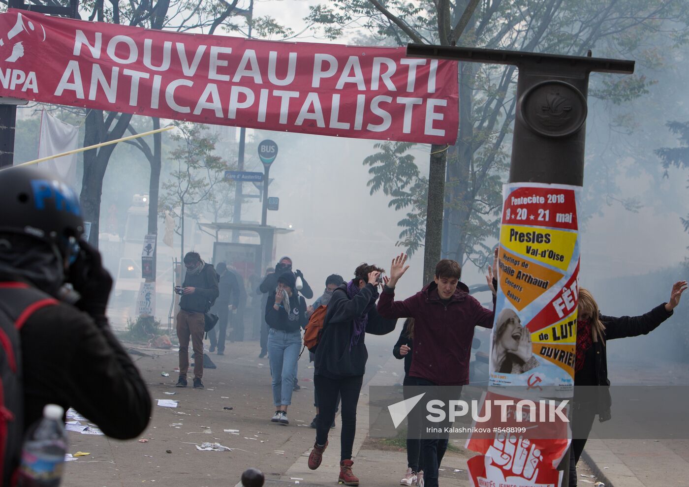 May Day rally brings unrest in Paris
