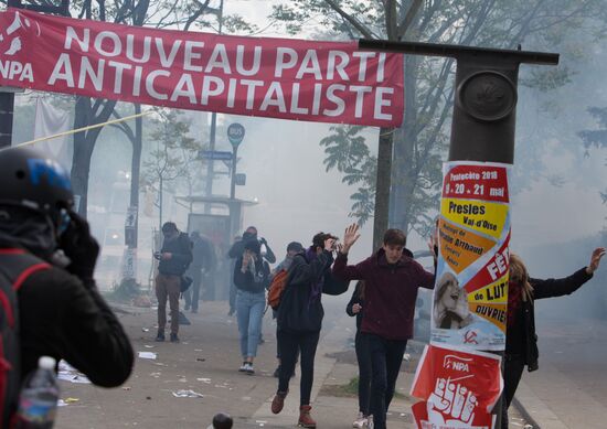 May Day rally brings unrest in Paris