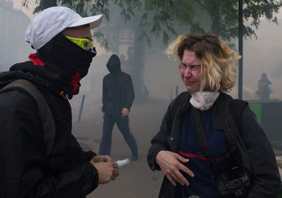 May Day rally brings unrest in Paris