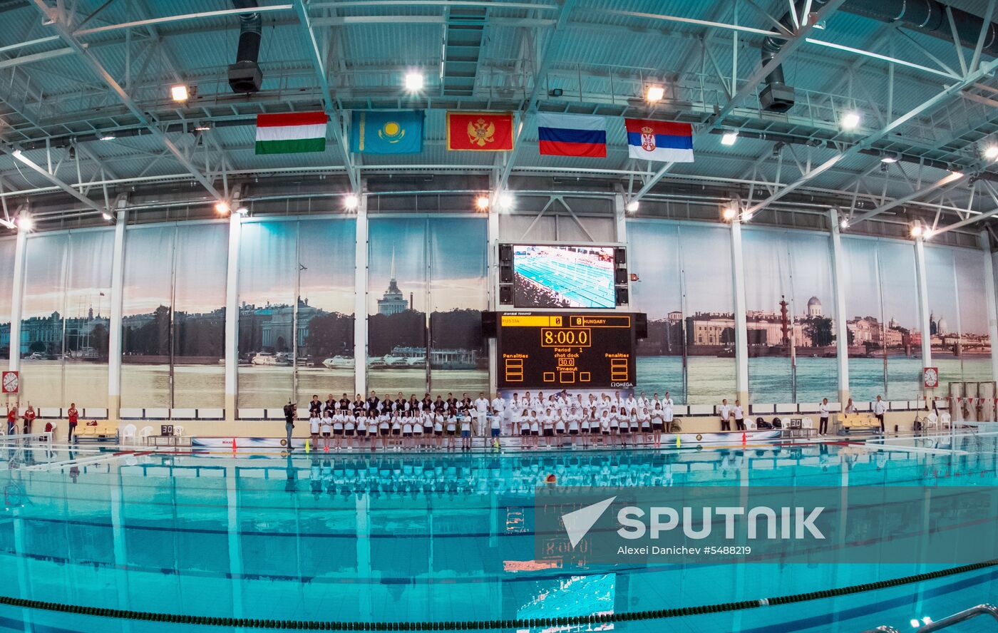 Water polo. FINA World League. Women. Russia vs. Hungary