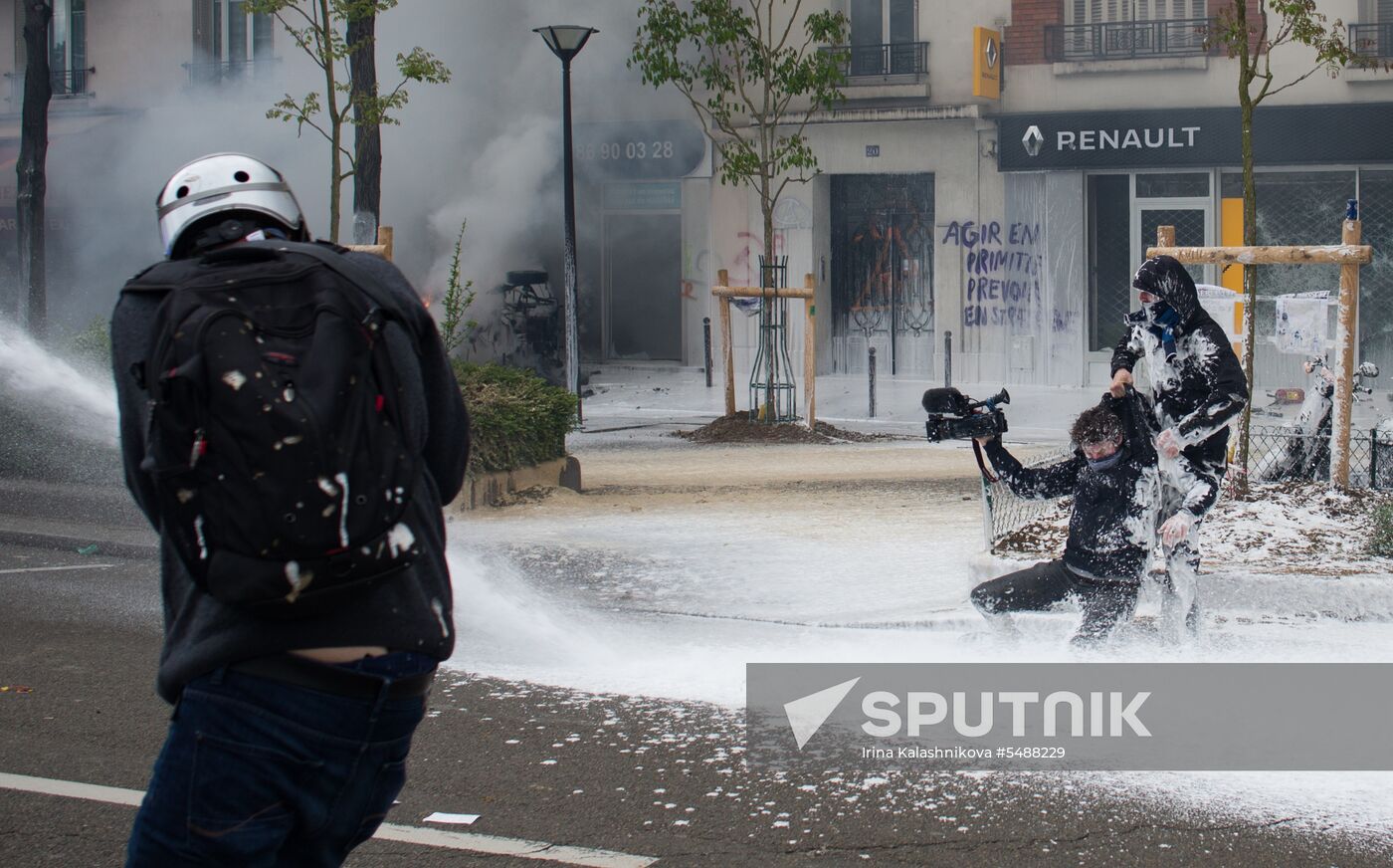 May Day rally brings unrest in Paris