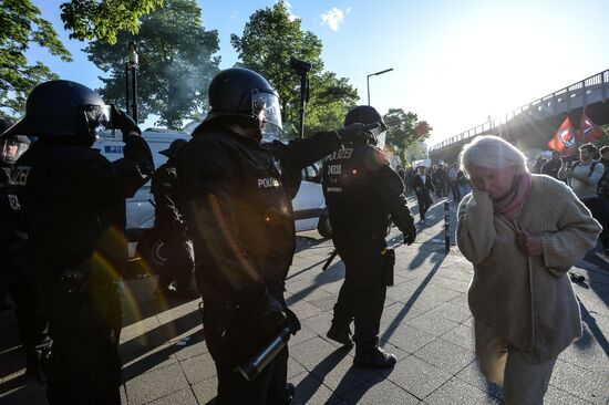 May Day rally brings unrest in Berlin