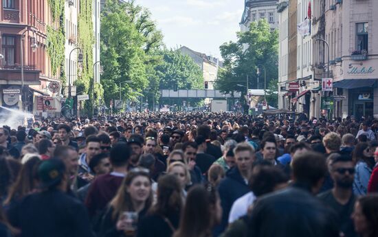 May Day rally brings unrest in Berlin