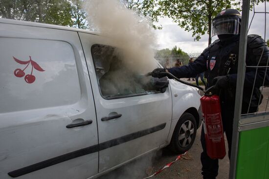 May Day rally brings unrest in Paris