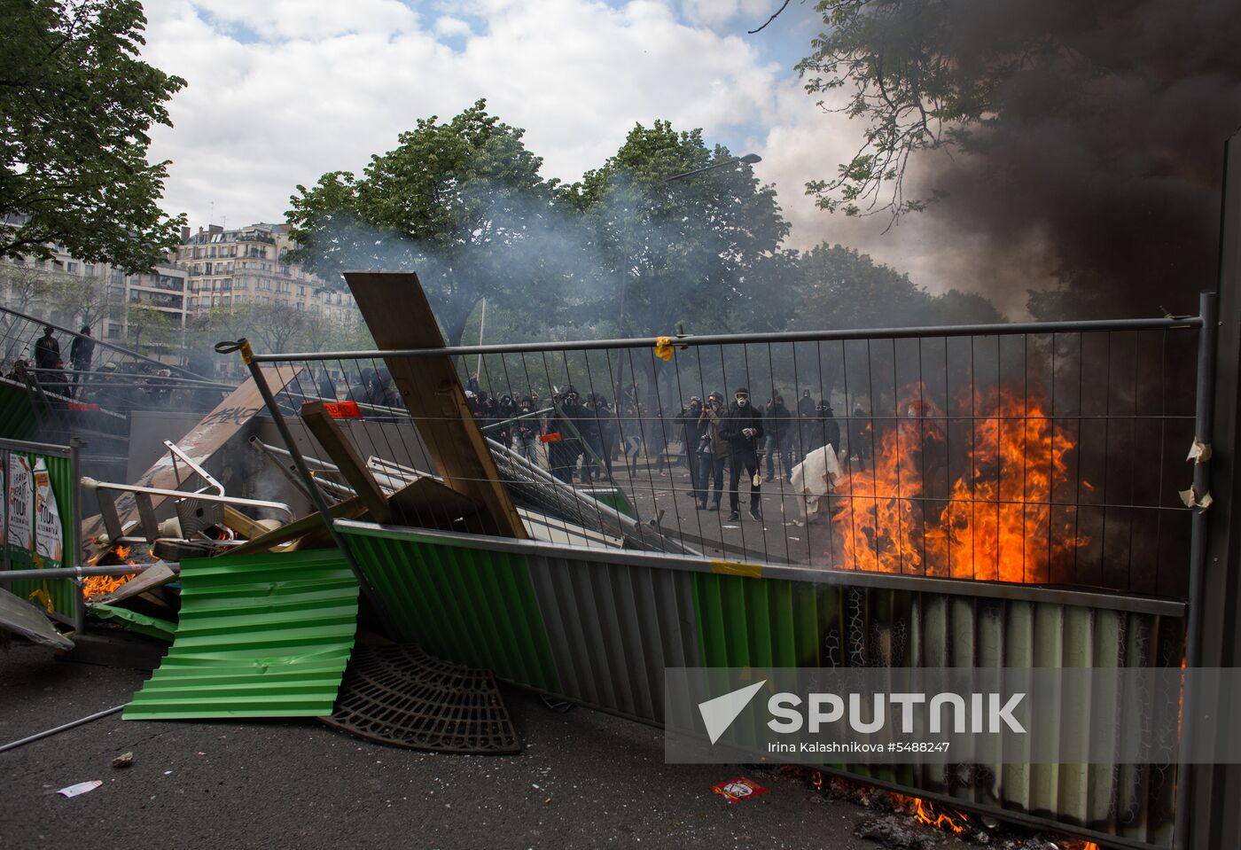 May Day rally brings unrest in Paris