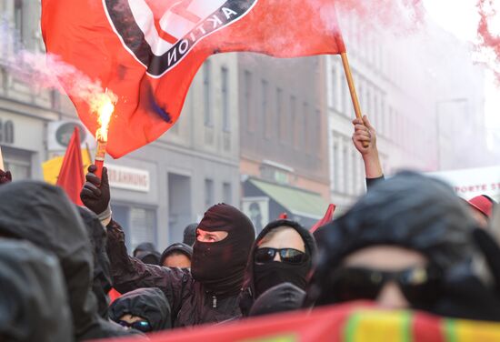 May Day rally brings unrest in Berlin
