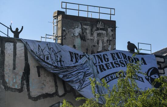 May Day rally brings unrest in Berlin