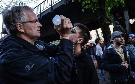 May Day rally brings unrest in Berlin