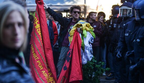 May Day rally brings unrest in Berlin