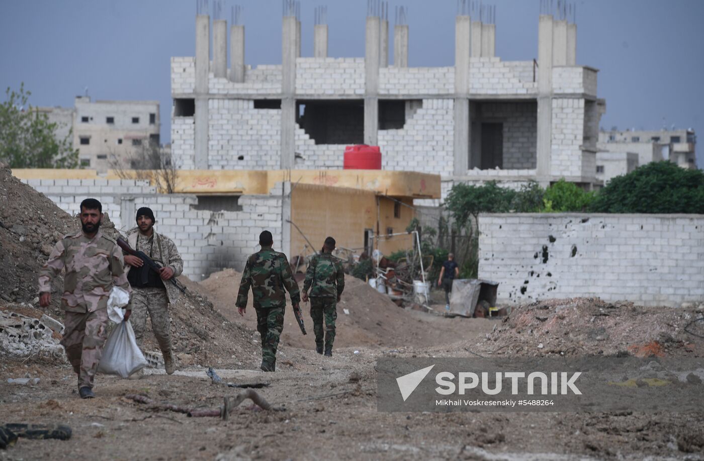 Developments on outskirts of Damascus