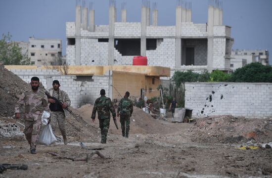 Developments on outskirts of Damascus