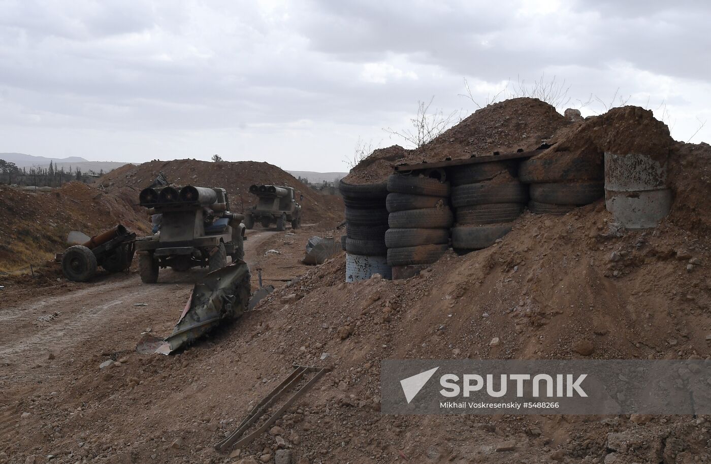 Developments on outskirts of Damascus