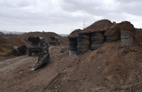 Developments on outskirts of Damascus