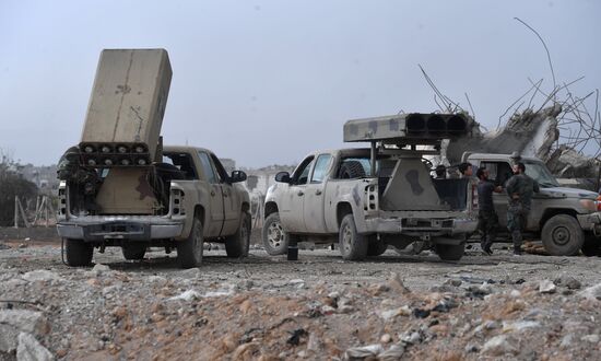 Developments on outskirts of Damascus