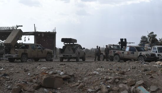Developments on outskirts of Damascus