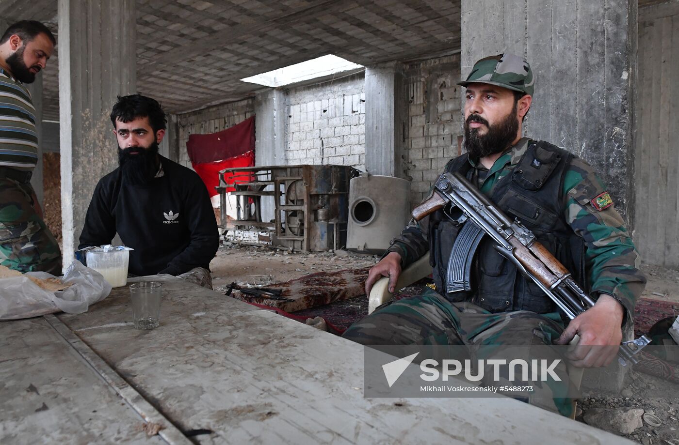Developments on outskirts of Damascus