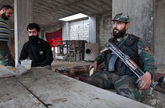 Developments on outskirts of Damascus
