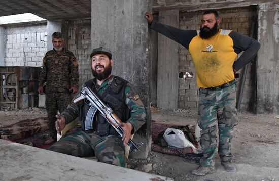 Developments on outskirts of Damascus