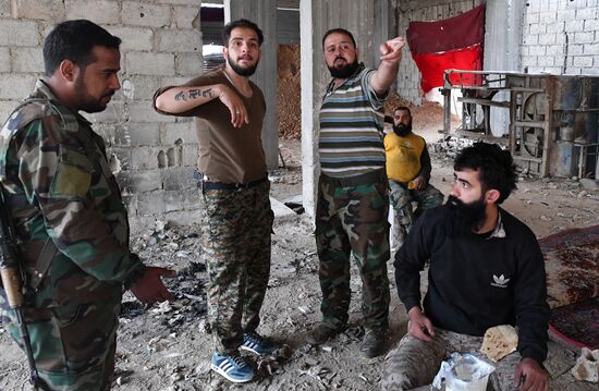 Developments on outskirts of Damascus